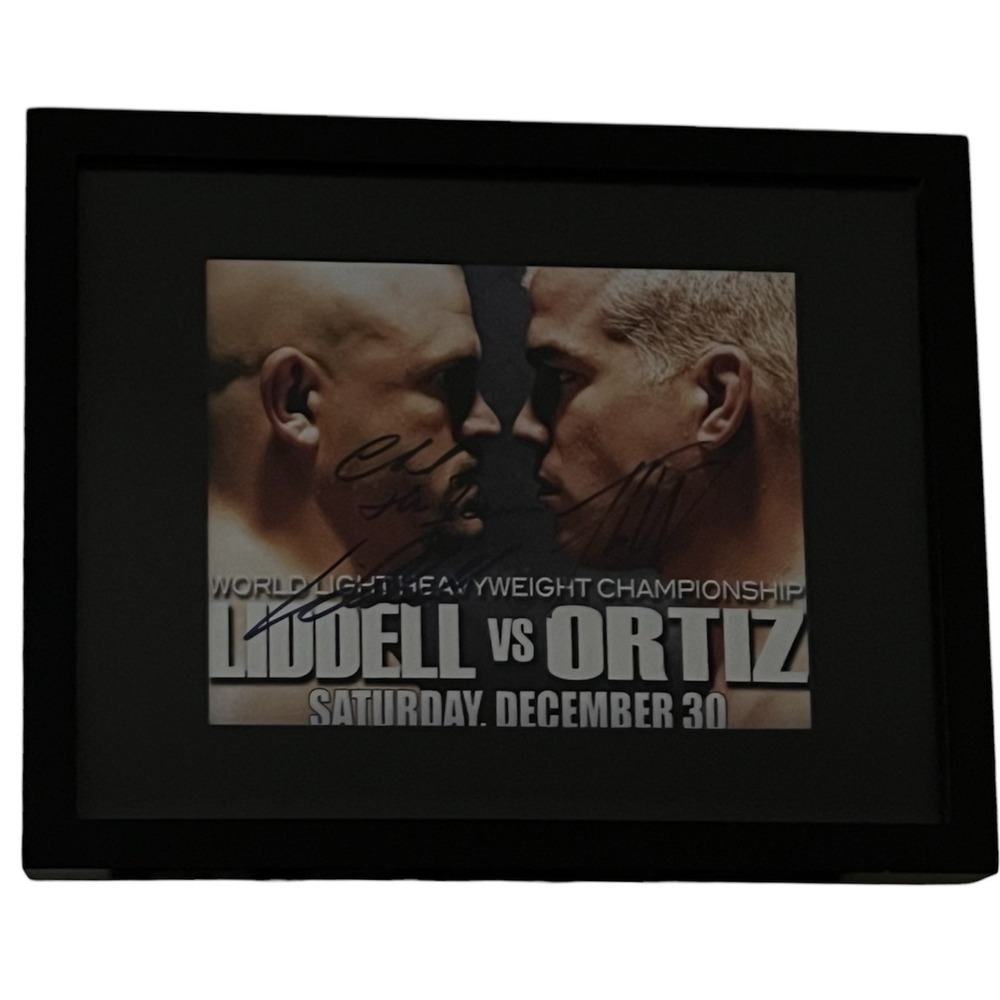 Legend Series: 7 Framed UFC/Pride FC Autographs Framed Multiple Fighters MMA‎